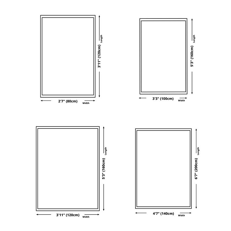 Geometric Polyester Indoor Rug Modern Patchwork Area Rug Polyester Carpet for Living Room