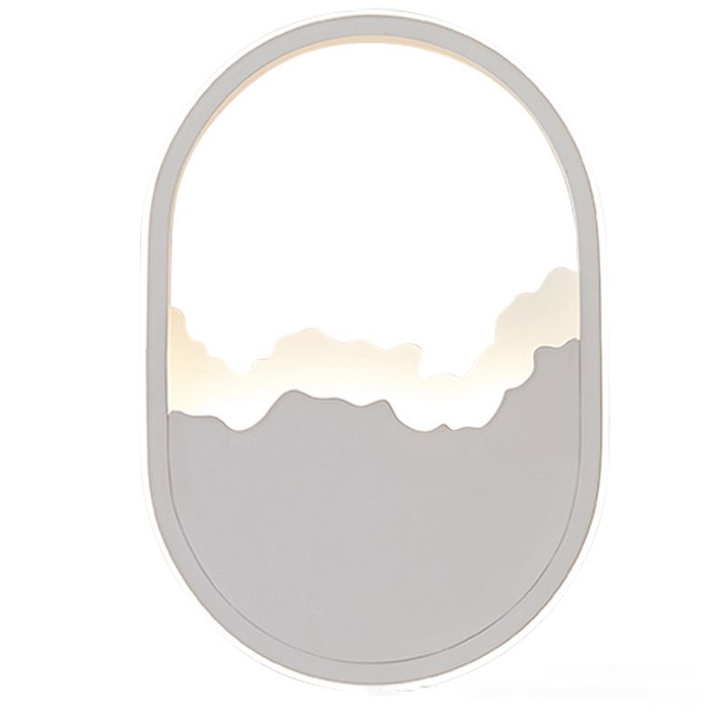 Modern Wall Mount Lighting Minimalist Metallic LED Hallway Surface Wall Sconce