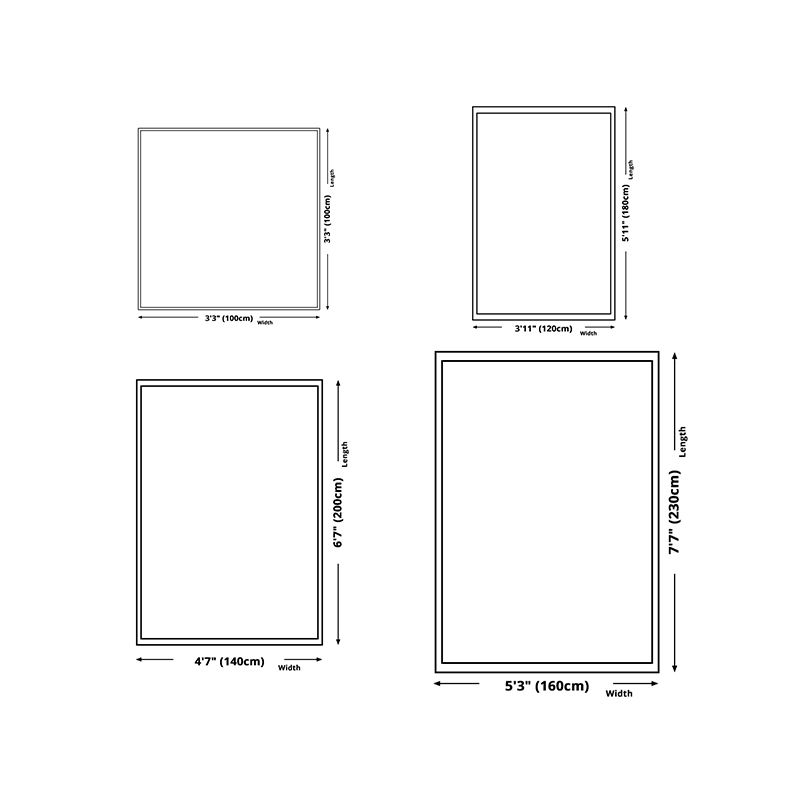 Dunkelgrüner Farbblock Teppich Polyester Nordischer Teppich Färbung widerstandsfähiger Teppich für Salon