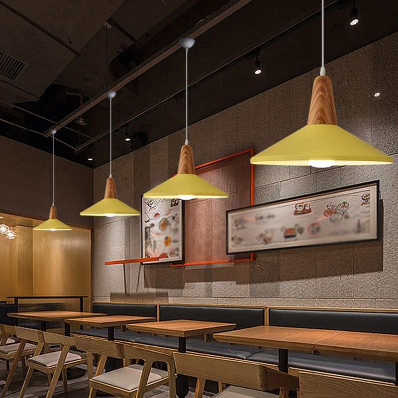 Metal Geometric Shape Hanging Light Nordic Macarons 1 Light Hanging Mount Lights