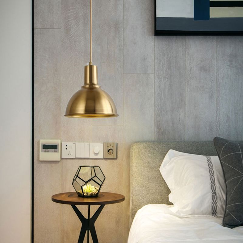 Luminaire suspendu ombré or de style contemporain suspension suspension