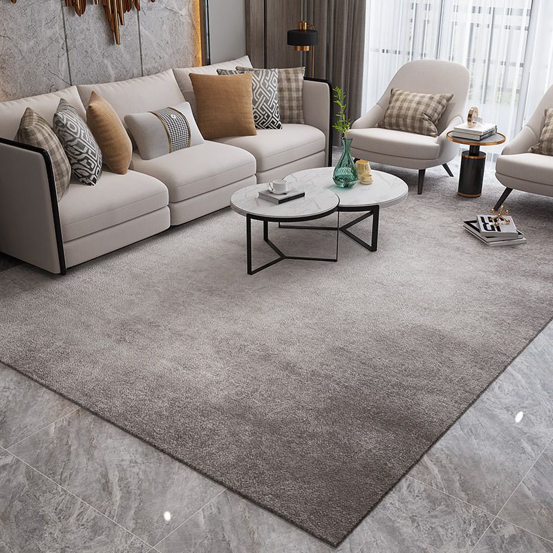 Alfombra moderna de poliéster moderna alfombra de rampa gradiente de poliéster alfombra de respaldo sin deslizamiento para salón