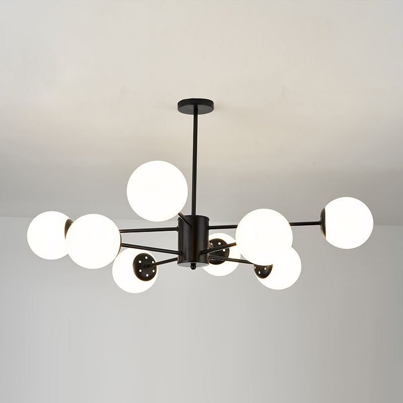 Globe Pendant Lights Modernism Glass Pendant Lighting Fixture for Living Room