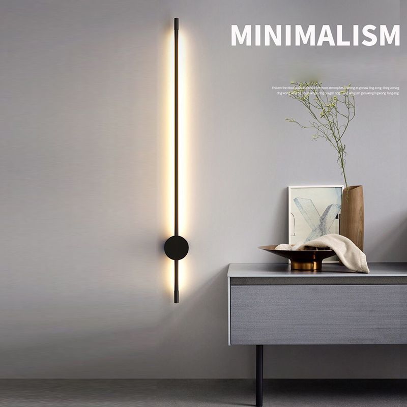 Zeitgenössischer kreativer linearer Wandleuchten Wohnzimmer Esszimmer Wandleuchte