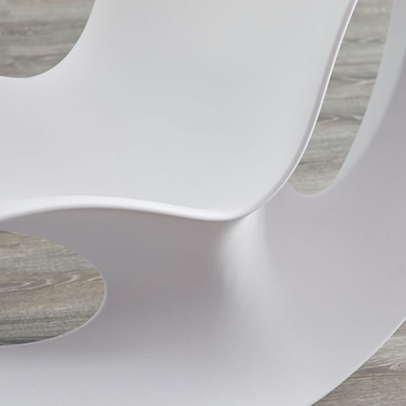 Contemporary Rocking Accent Chair Plastic & Acrylic Rocker Chair
