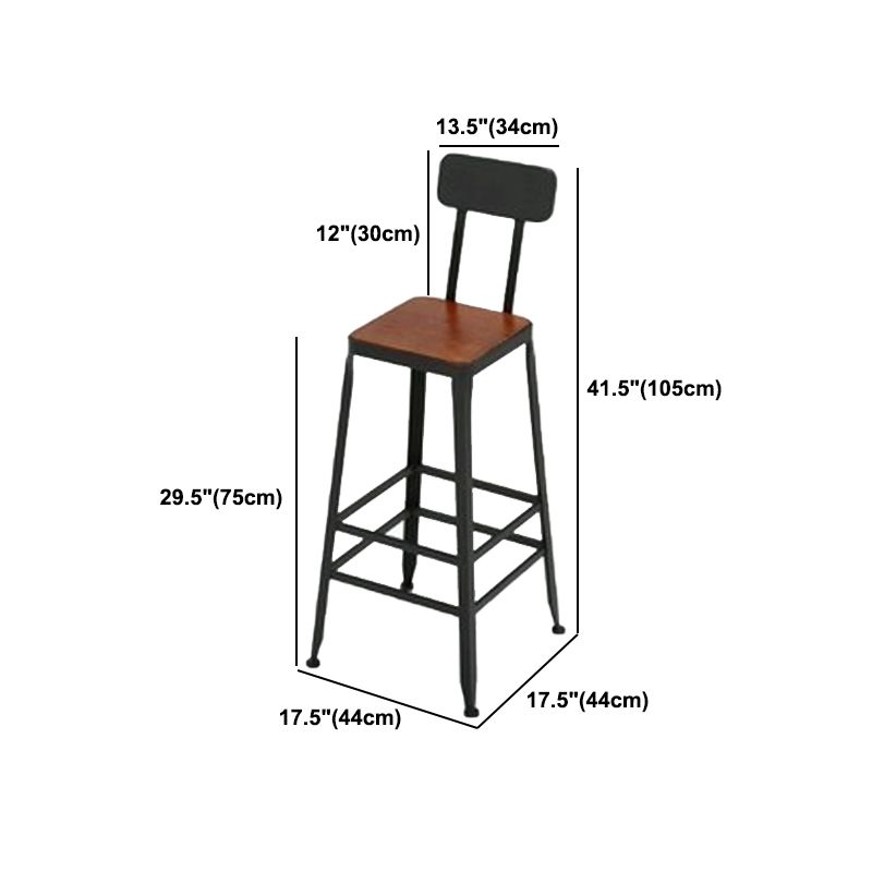 1/4/7 Pieces Modern Rectangular Bar Table Set Wooden Counter Table with High Stools