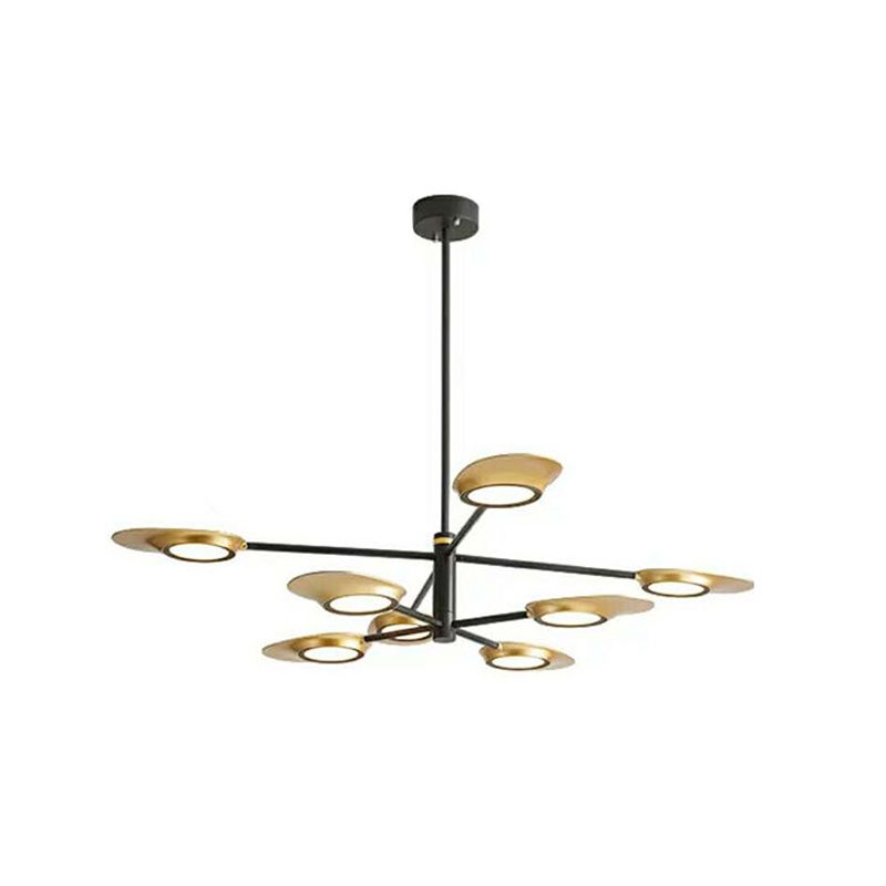 Lámpara de lámpara de ráfaga radiante luz colgante de estilo posmoderno