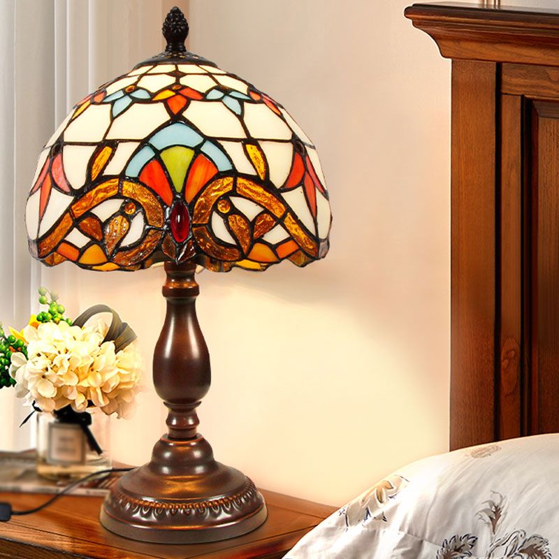 1 lampes de table de nuit géométrique légère