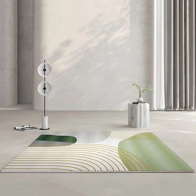 Animal Skin Modern Style Rug Rectangle Shape Stain Resistant Rug for Home Decor