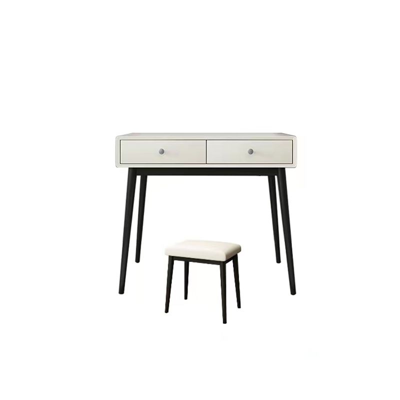 29.5" Height White Wooden Top Make-up Vanity with Drawer for Bedroom