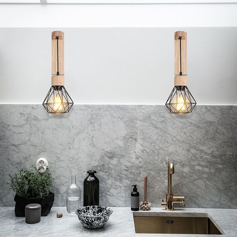 Metallic Shade Wall Lamp Modern Wall Light Sconce for Bedroom