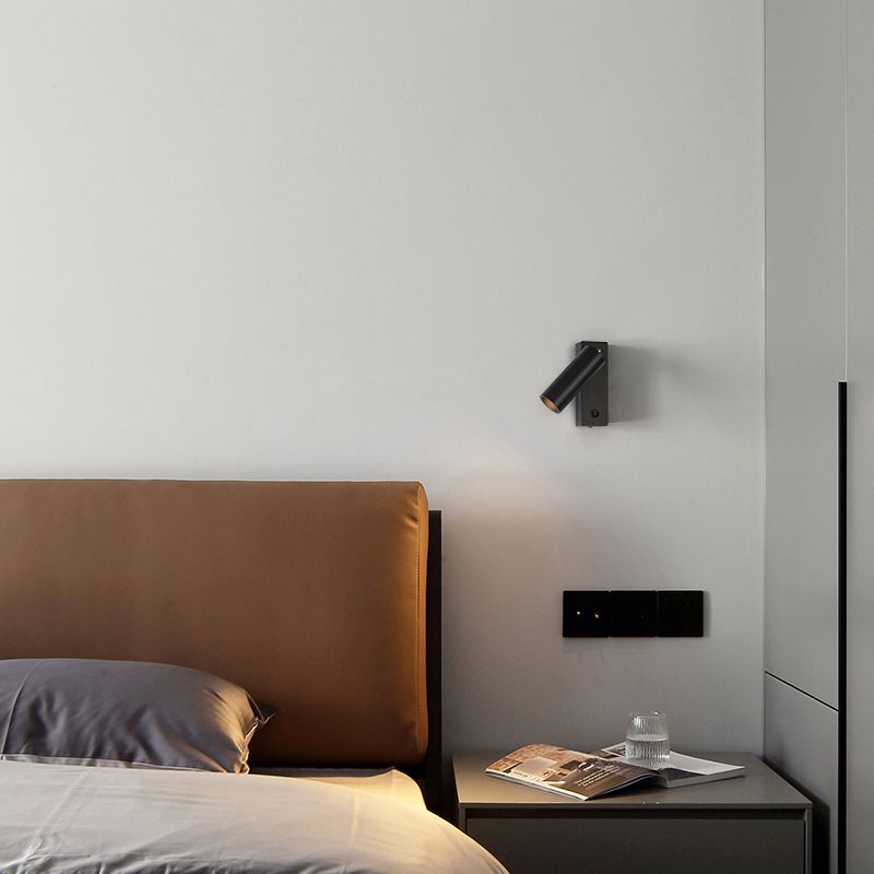 Moderna lampada da parete a parete in alluminio a 1 luce Sfonce a parete regolabile per camera da letto