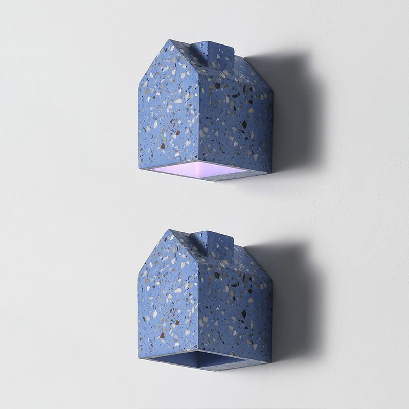 Terrazzo Flush Mount Wall Sconce Modern Modern 1 Light Wall Light per soggiorno