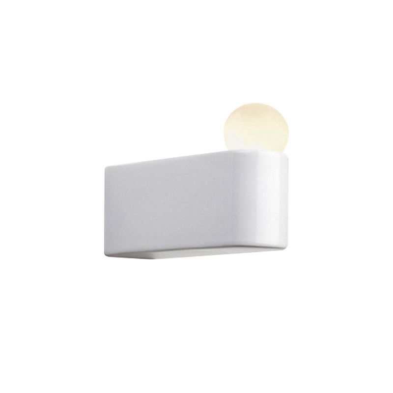 White Ball Wall Lighting Modernist Led Milk Glass Wall Lamp Fixture with Small/Medium/Large Size in White/Warm Light