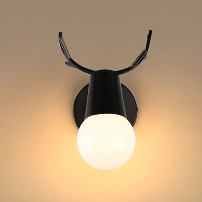 Salon Murce Sronce Métal moderne un luminaire mural mural à tête de fourchette