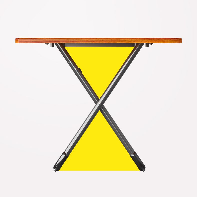 Modern Style Kitchen Dining Set Wood Top Dining Furniture Set with Double Pedestal Base