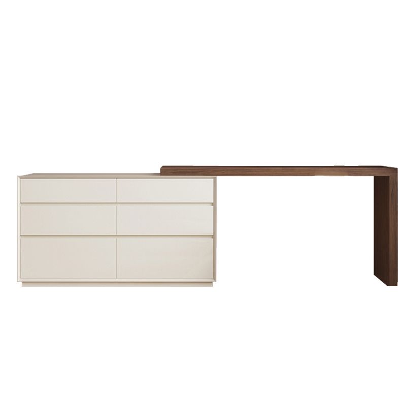 Traditional Makeup Vanity Desk Wooden Bedroom Make-up Vanity with Drawer