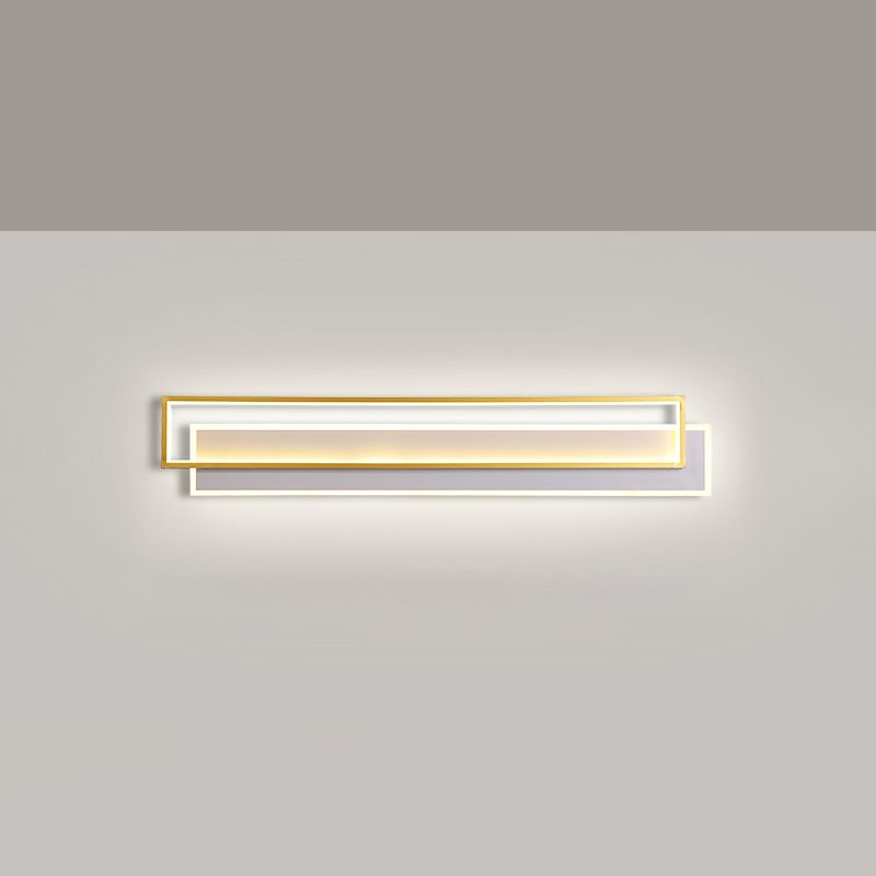 Stratizzazione dell'illuminazione di applique in metallo minimalista soggiorno a led lampada