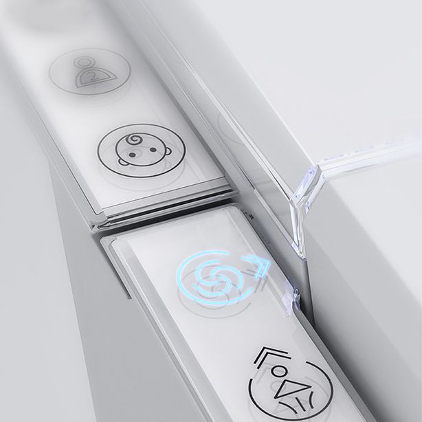 Modern Floor Mounted White Urine Toilet Siphon Jet Toilet Bowl with Toilet Seat