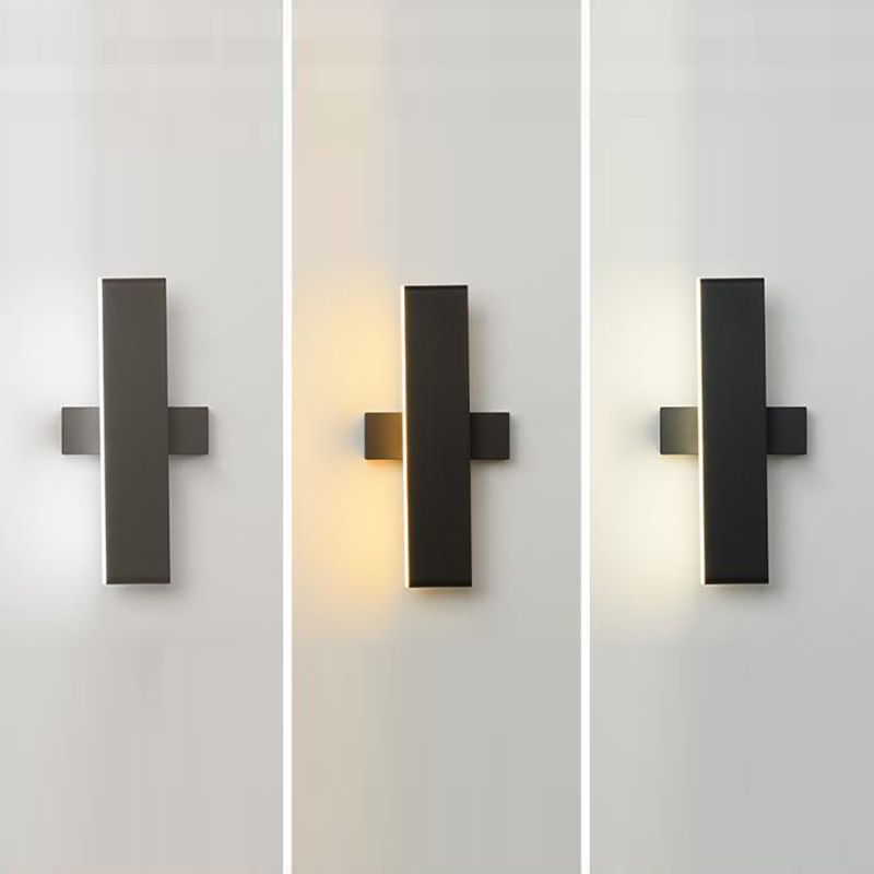Single White/Black Modern Wall Mounted Sconce LED Wall Light for Bedroom