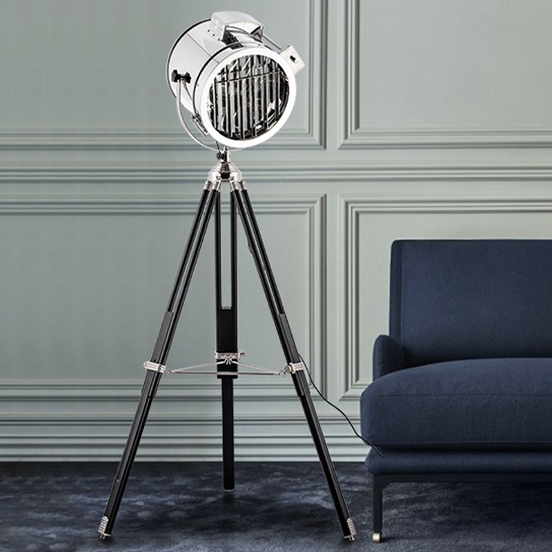 Metallic Cylinder Spotlight Industrial Sty
