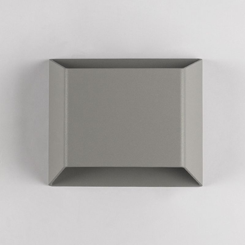 2 Lights Multi-Faceted Sconce Light Simplicity Metal Wall Mount Light
