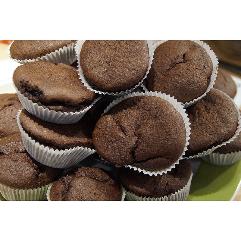 Customized Tasty Muffin Mildew Resistant Mural Wallpaper for Baking Shop