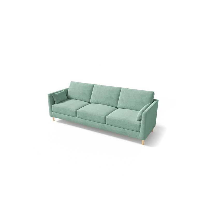 Contemporary Cushions Standard Square Arm Living Room 3-seater Sofa