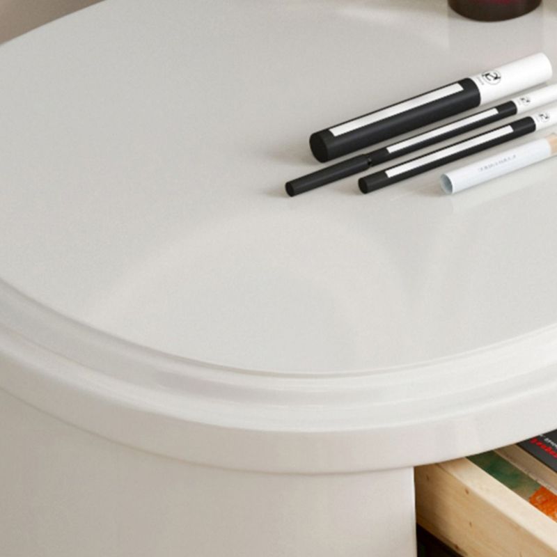 Victorian Storage Makeup Vanity Desk Bedroom Dressing Table Stool Set with 3 Drawers