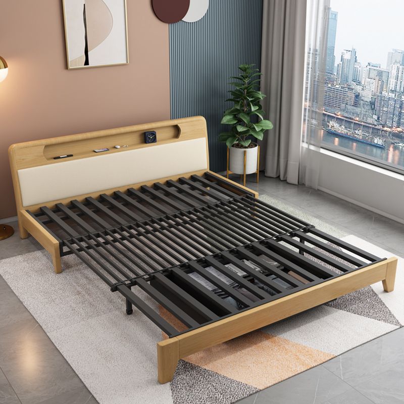 33.46" Wide Futon Sofa Bed with Storage Foldable Yellow Contemporary