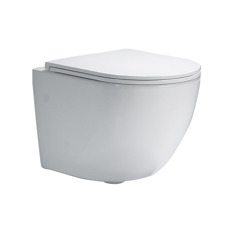Wall-mounted Toilet Household In-wall Hidden Tank Soft-Close Seat Toilet