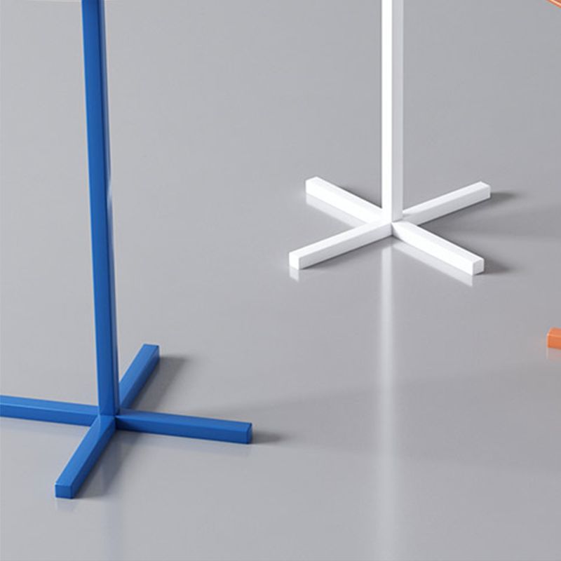 23.6"/27.5"Tall Metal Pedestal Solid Color Round Table Top Coffee Table