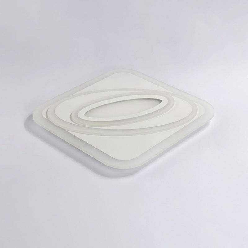 Spacetime wormgat kinderkamer inbouw acryl 21,5"/38"/47" brede LED moderne plafondlamp in warm/wit licht