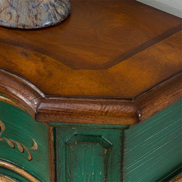 Victoria Wooden End Table Free Form Sofa Console Table for Hall