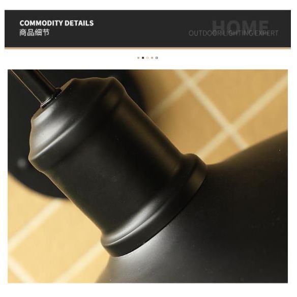 Retro Industrial Style Schwanenhals Stamm Wandleuchte 1 Lichtmetall -Leuchten