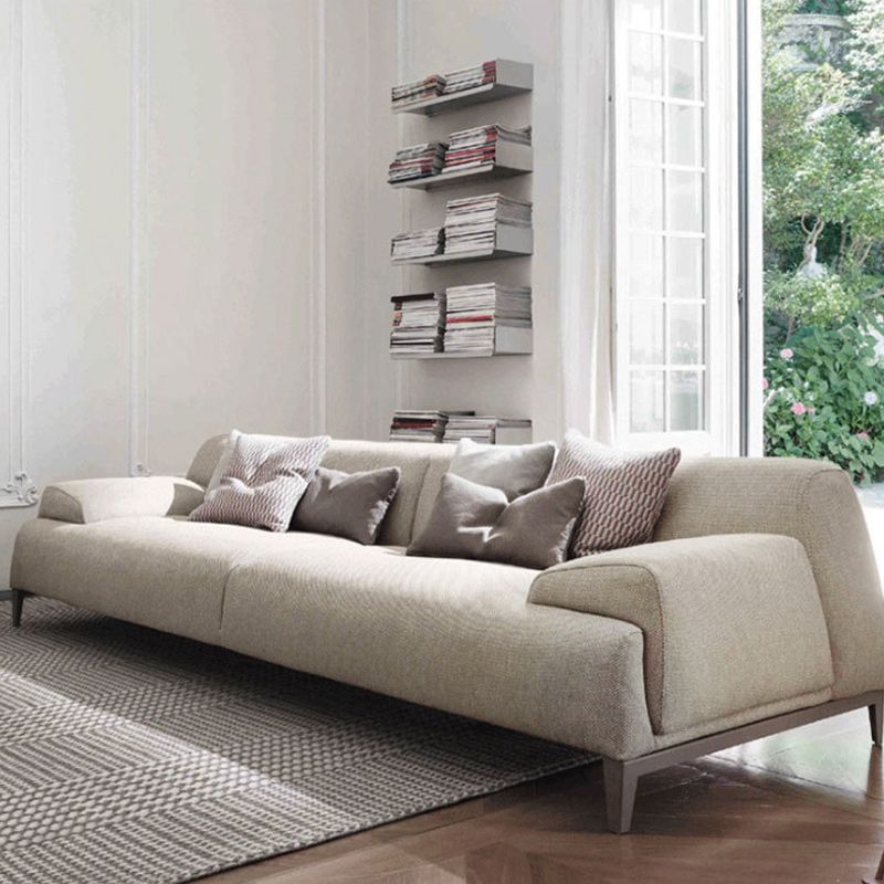 avec linge de rangement salon encastré bras beige contemporain.