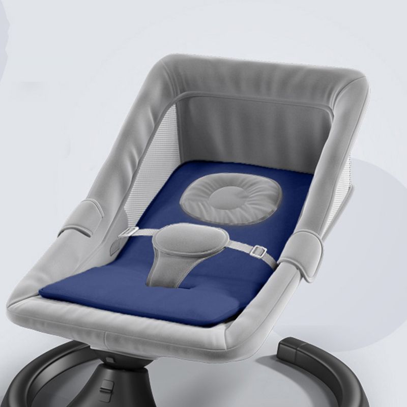 Toddler Antique Finish Cradle Adjustable Heights and Angle with Mattress