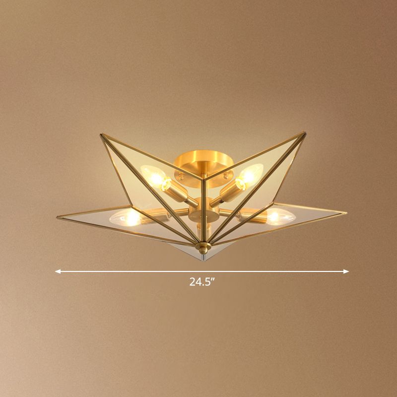 Lumière de plafond à lutte à 5 légers