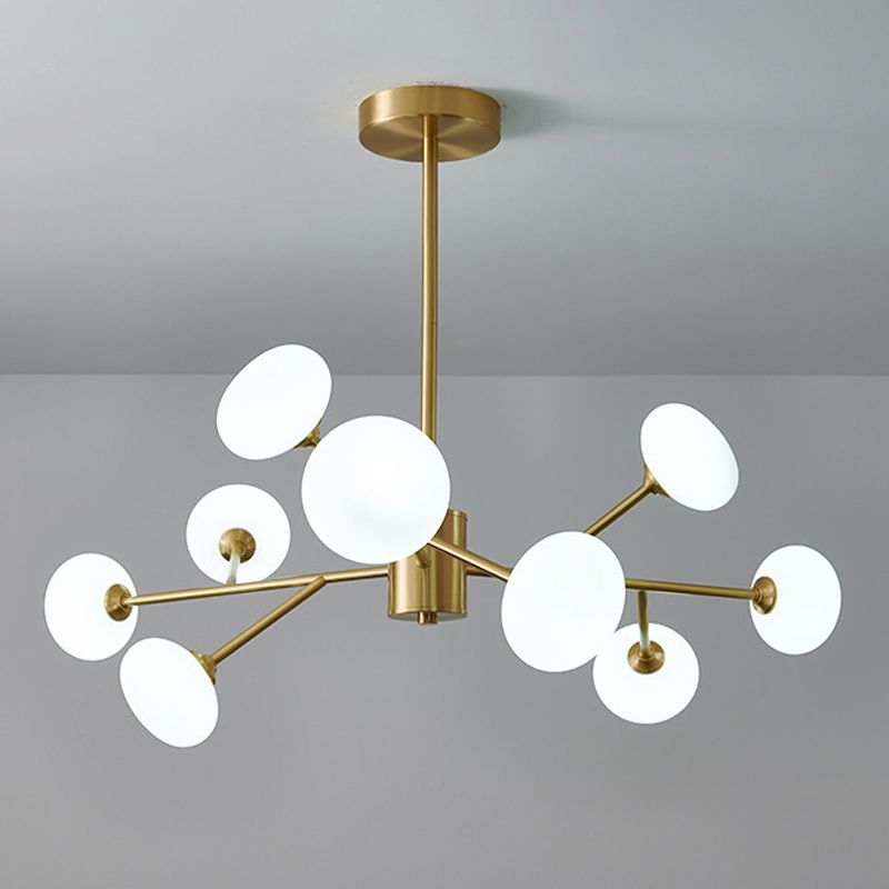 Lampadario in rame in rame a sospeso contemporaneo