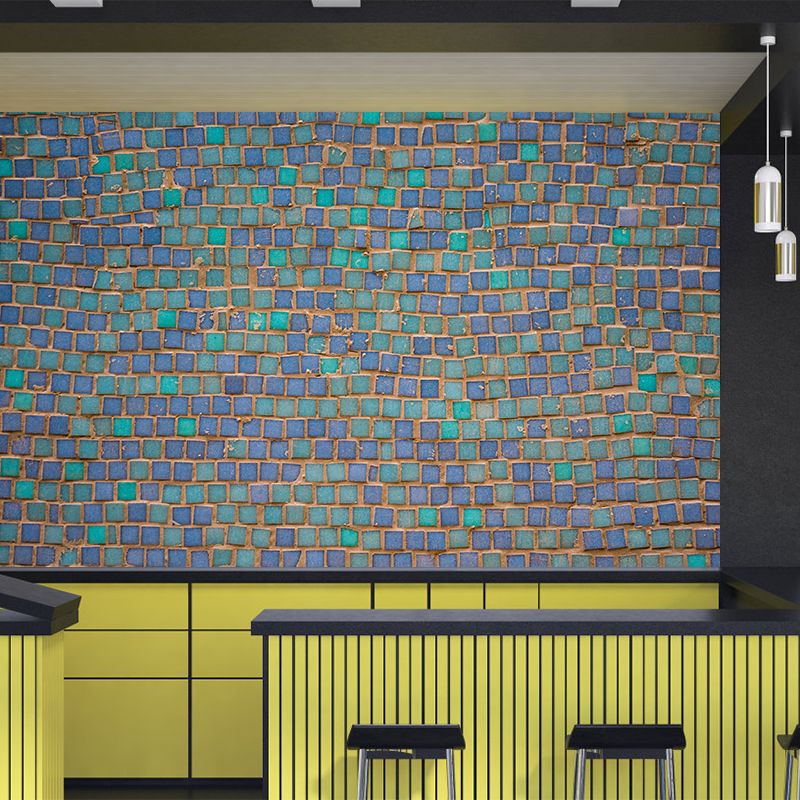 Customized Industrial Style Brick Mural Wall Covering Stain Resistant for Bedroom