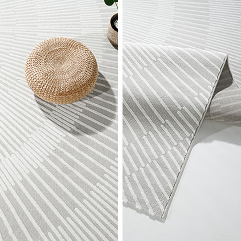 Stylish Modern Area Carpet Geometric Pattern Polyester Area Rug Anti-Slip Rug for Home Decor