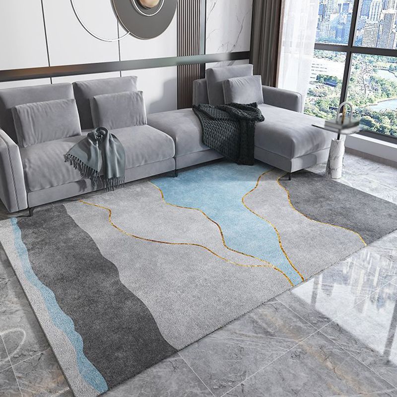 Light Brown Modern Carpet Color Lump Carpet Washable Carpet for Living Room