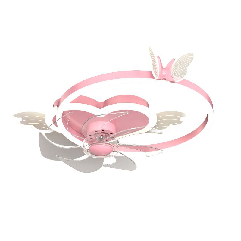 Télécommande coeur en forme de coeur en forme de la lampe à fans de lampe à la lampe à la lampe à la lampe à lampe à lampe à lampe à chasse à lame