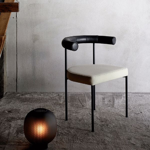Modern Style Upholstered Counter Stool Low Back Barstool for Indoor