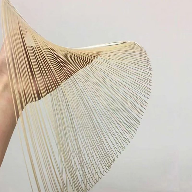 Éclairage pendentif à la maison légère suspendue en bois pour le salon