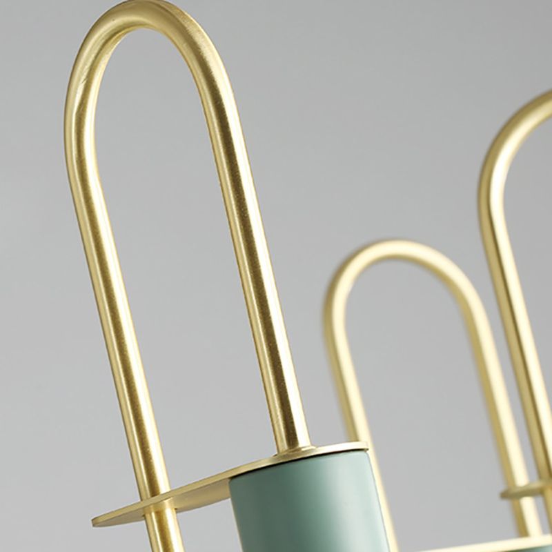 Multi Lights Minimalistisch macaron hangende plafondlicht metaalhangende kroonluchter voor zitkamer