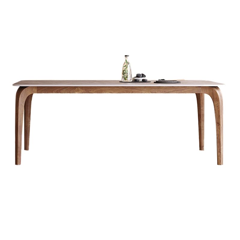 Contemporary Style 1/2/3/4 Pieces Dining Chairs Set Rectangle Stone Furniture in White