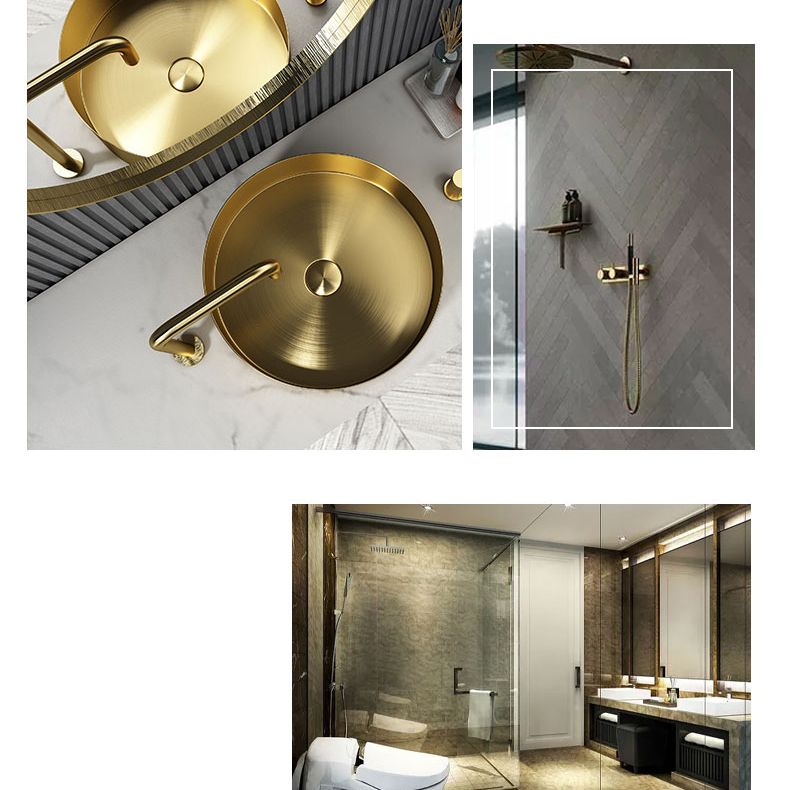 Round Vessel Bathroom Sink Modern Vessel Bathroom Sink with Faucet