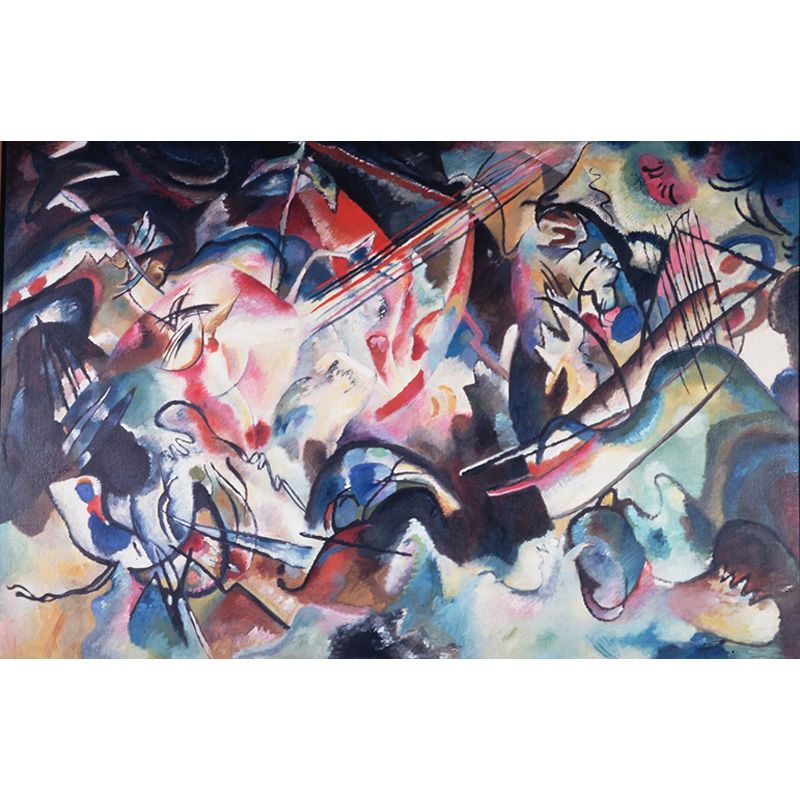 Large Kandinsky Abstract Artwork Mural Waterproofing Modern Living Room Wall Decor