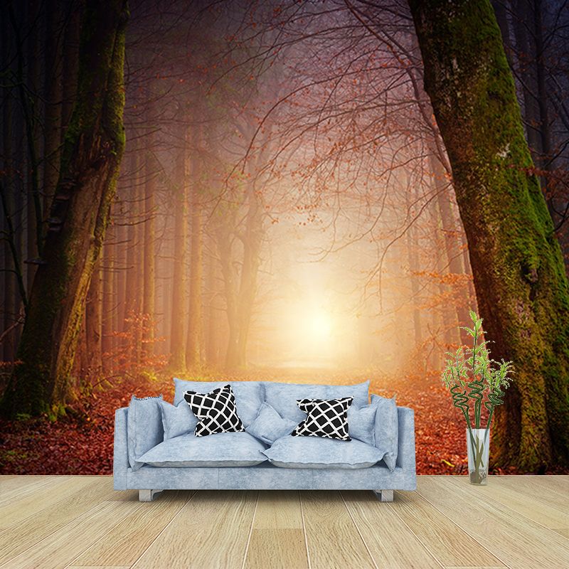 Modern Style Wall Mural Wallpaper Environment Friendly Forest Bedroom Wall Mural